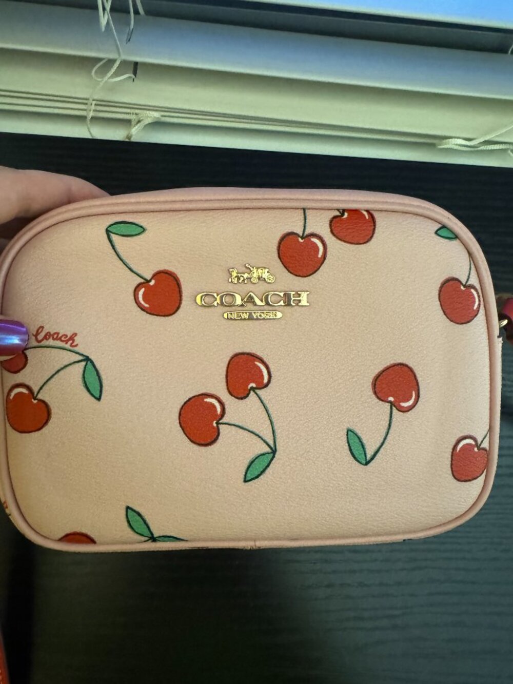 Rare Coach Cherry Print Crossbody Bag 🍒 - Picture 4 of 6